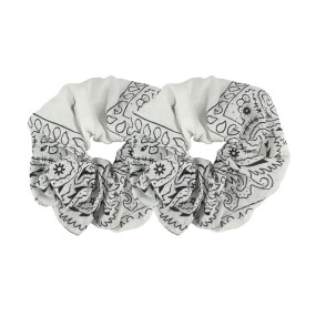 CHOUCHOUS BANDANA BLANCS x2