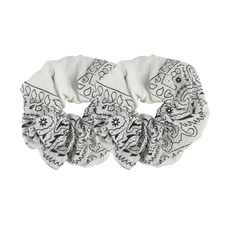 CHOUCHOUS BANDANA BLANCS x2