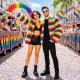 VESTE RAINBOW TAILLE M