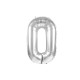 BALLON MYLAR CHIFFRE 0 ARGENT 36CM