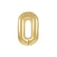 BALLON MYLAR CHIFFRE 0 OR 36CM