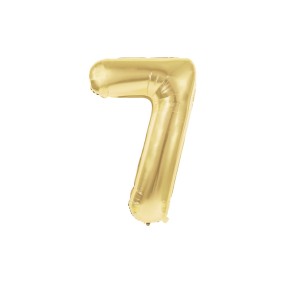 BALLON MYLAR CHIFFRE 7 OR 36CM