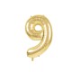 BALLON MYLAR CHIFFRE 9 OR 36CM