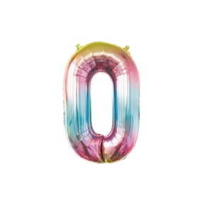 BALLON MYLAR CHIFFRE 0...