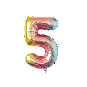 BALLON MYLAR CHIFFRE 5...