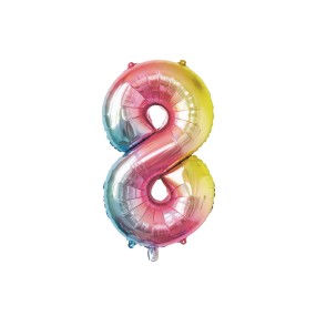 BALLON MYLAR CHIFFRE 8...