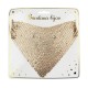 BANDANA BIJOU METALLISE DORE