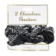 CHOUCHOUS BANDANA NOIRS x2