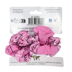 CHOUCHOUS BANDANA ROSE CLAIR x2
