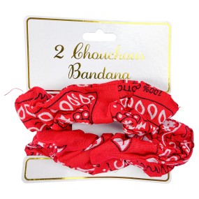 CHOUCHOUS BANDANA ROUGE x2