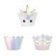 CUPCAKE WRAPPERS BABY LICORNE X 6