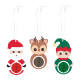 SET DE 3 DECORATIONS ALVEOLEES SWEETY XMAS