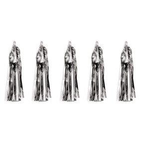 SET DE 5 TASSELS ARGENT