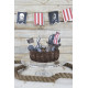 SET DE 6 DECORATIONS PIRATES POUR GATEAUX