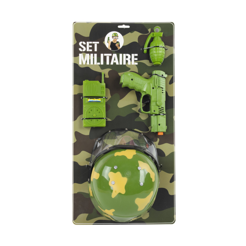 PACKAGING FACE DU SET MILITAIRE 4 PCS