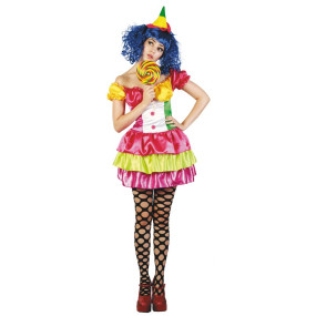 Costume clownette bonbon