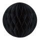 BOULE ALVEOLEE NOIRE 10CM