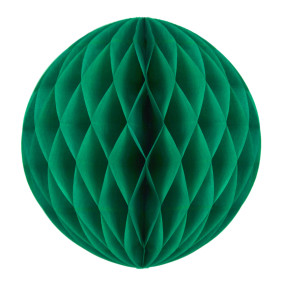 BOULE ALVÉOLÉE VERT SAPIN 12CM