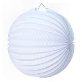 LAMPION ROND BLANC 30CM