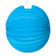 LAMPION ROND BLEU GLACIER 30CM