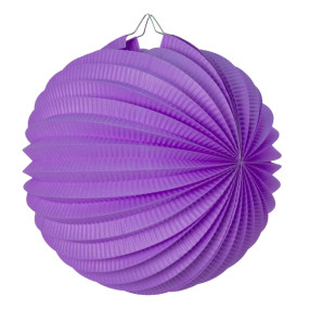 LAMPION ROND LAVANDE 30CM