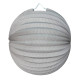 LAMPION ROND GRIS 20CM