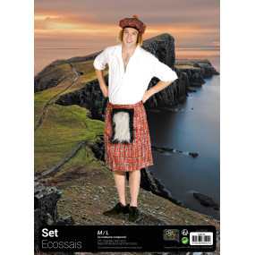 Set écossais (chapeau + kilt)