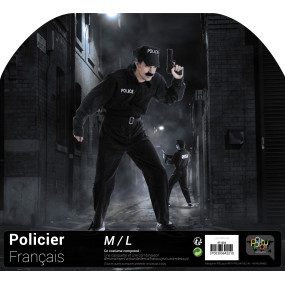 POLICIERS ET BANDITS - COSTUME D\'AGENTE DE POLICE (ADULTE)