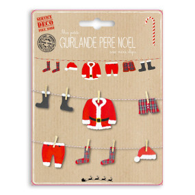 GUIRLANDE PERE NOEL DIY