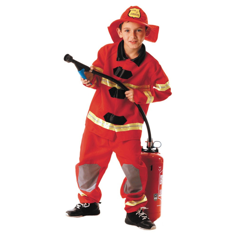 Costume pompier US 4-6 ans