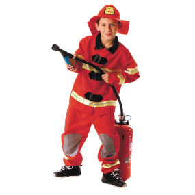 Costume pompier US 7-9 ans