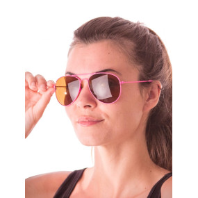 LUNETTES AVIATEUR NEON ROSE