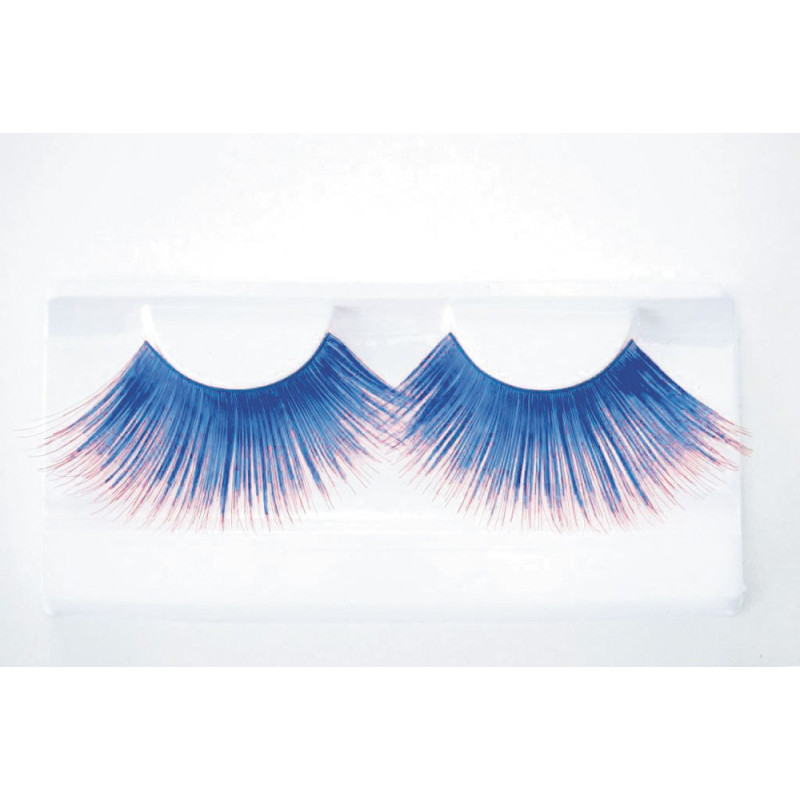 Faux cils jumbo bleu