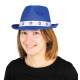 CHAPEAU POLYESTER BAR MITZVAH BLEU