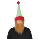 BONNET LUTIN AVEC BARBE