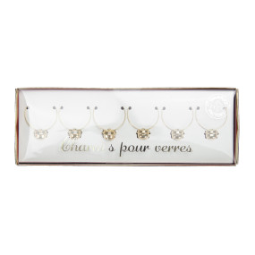 BOITE DE 6 CHARMS POUR VERRES