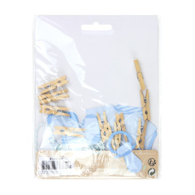 GUIRLANDE BABY BLUE DIY