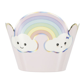 CUPCAKE WRAPPERS BABY LICORNE X 6