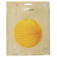 LAMPION ROND JAUNE MOUTARDE 20 CM