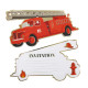 SET DE 8 INVITATIONS POMPIERS