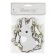 GUIRLANDE LETTRES JOYEUSES PAQUES  LAPINOU 1.80M