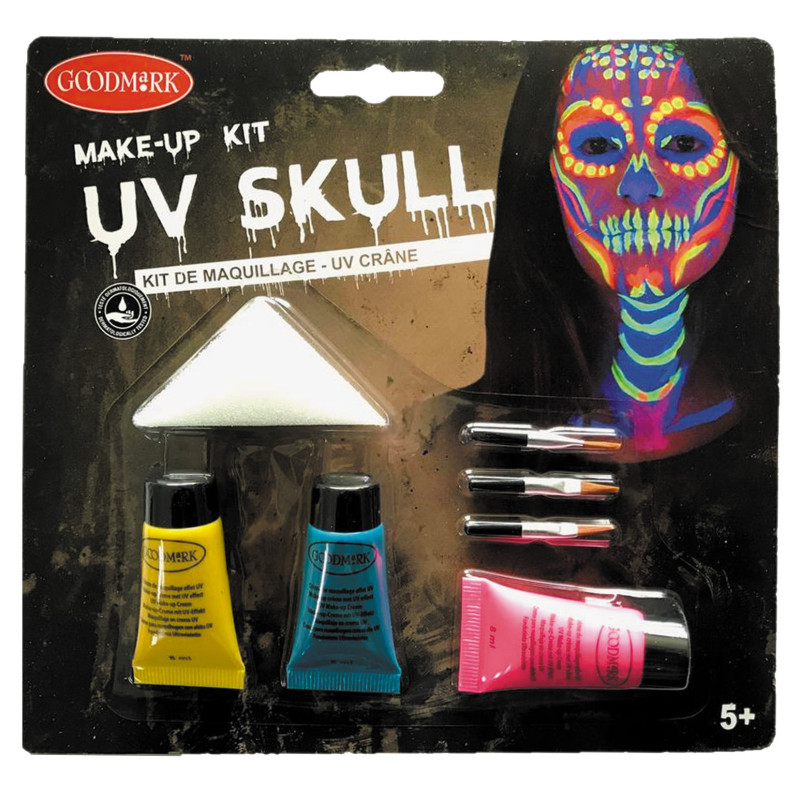 KIT MAQUILLAGE UV TETE DE MORT KIT MAQUILLAGE UV TETE DE MORT