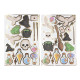 STICKERS APPRENTI SORCIER X40PCS