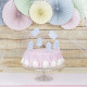 SET DE 6 DECORATIONS FANTOME PASTEL POUR GATEAUX