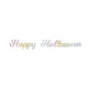 GUIRLANDE LETTRES HAPPY HALLOWEEN PASTEL