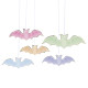 SUSPENSIONS CHAUVE-SOURIS PASTEL X 5