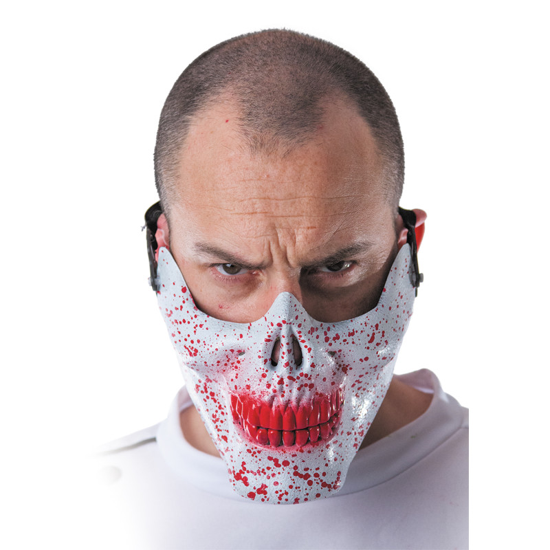 Demi masque tête de mort - Masques - 10 Doigts