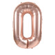Ballons chiffres rose gold